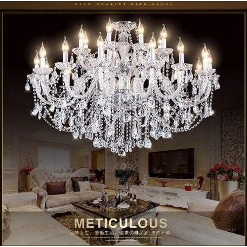 Luxury New K9 Modern Chandelier Lustre Crystal Chandeliers 3/6/8/10/15/18 Arm Lustres De Cristal Chandelier lighting WF