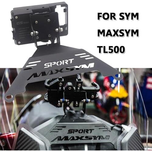Motorcycle Accessories New motorcycle front mid navigation bracket GPS mobile phone charging For SYM MAXSYM TL 500 TL500 2020