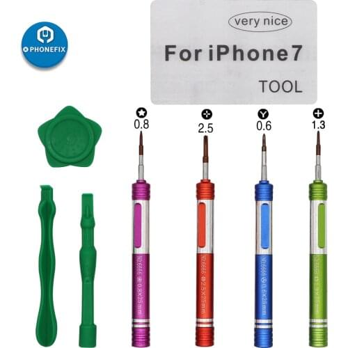 Mini Screwdriver Set Phillips Screwdriver 0.8mm Pentalobe Screwdriver for iPhone 7 Repair Kit Opening Tool Screen Repair Kit