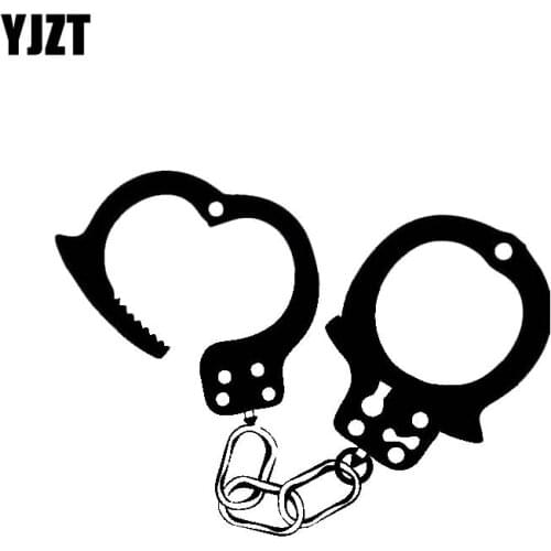 YJZT 12.5*9.2CM Sexy Tool BDSM Vinyl Zero Defect Decal Fashion Design High Quality Car Sticker Black/Silver C20-0529