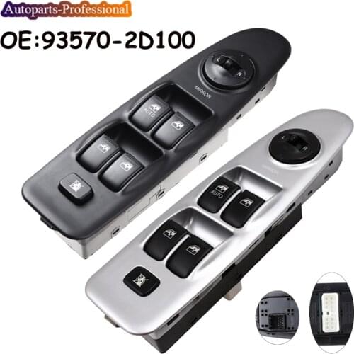 New Car Front Left Electric Master Power Window Switch Control Fit For Hyundai Elantra 2001 2002 2003 2004 2005 2006 93570-2D100