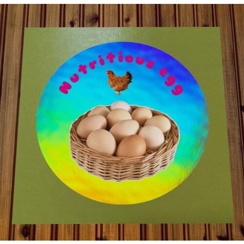 Food Label Printable for Full color Printing