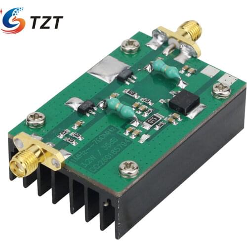 TZT 433MHz 8W/1MHz-700MHz 3.2W Power Amplifier Board RF HF High Frequency Amplifier Digital Power Amp