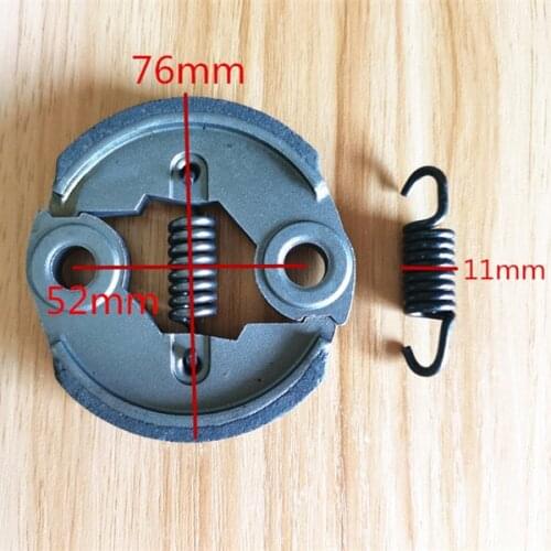 Clutch + 1 spring for Honda GX31 GX35 Mitsubishi TL33 TL43 TL52 T180 T200 T240 engine trimmer brush cutter replacement