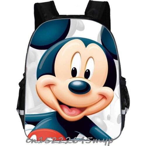 Disney Mickey Mouse Mochila School Backpack Princess Printing Children School Bags Boys Teenager Girls Daily Laptop Backpacks