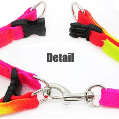Pet Harness With Leash Nylon Adjustable Colorful Harnesses Lead Set Strong Durable Harness Leash Pet Set Outdoor Walking Leads