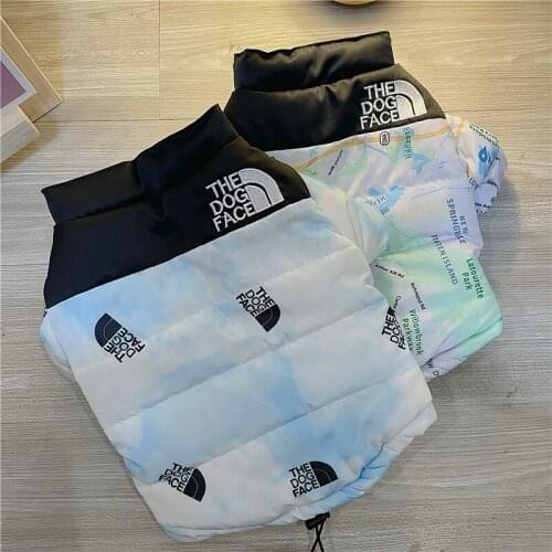 Dog winter warm cotton clothing Fadou Schnauzer Teddy small and medium-sized dog clothing thick waterproof cotton clothing