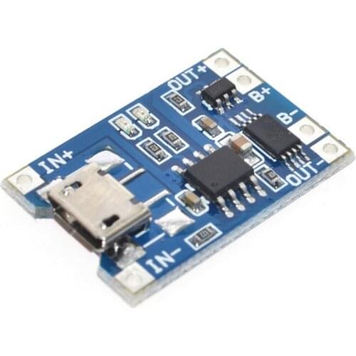 Smart Electronics 5V Type-C Micro USB TP 4056 Lithium Battery Charging Board With Protection Charger Module For Diy Kit