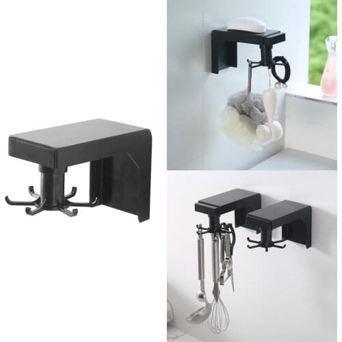 360 Degree Rotating Utensil Holder Racks Kitchen Home Organizer Space Saver