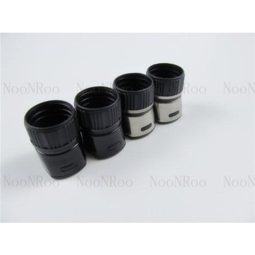 SD 16# 10pcs Silver /Black color Graphite Reel Seat Repair components