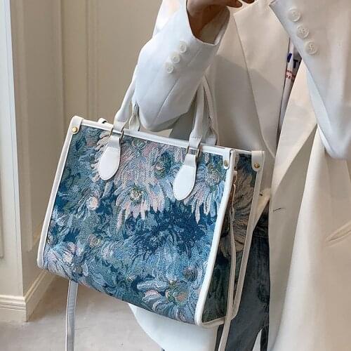 Fashion Women Canvas Handbags High Quality Ladies Large Capacity Shoulder Messenger Bags Designer Female Tote Crossbody Bag New