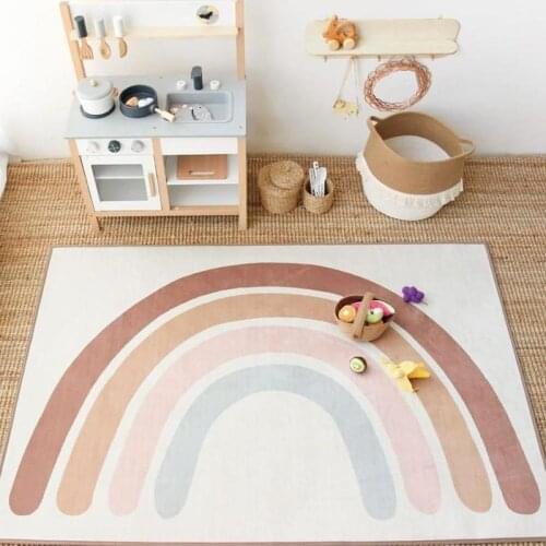 145 * 105cm Baby Play Mats Foldable Children Rug Playmat Rainbow Kids Carpet Game Mat