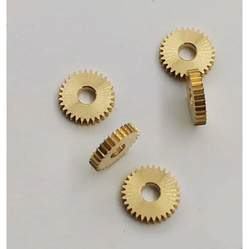 39 Teeth 0.2M Copper Gear 39T OD=8.2MM Hole= 3.02mm Small Metal Pinion DIY Machine Motor Parts
