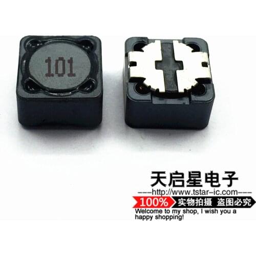 5pcs/Power inductors CDRH125 CDRH127 100UH Printing:101 12*12*5mm/12*12*7mm Shielding 12X12X5mm/12X12X7mm