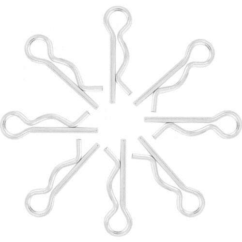 Pins 1*18mm R Type Cotter Pin Clips Zinc Plated Retaining Pins Spring Clips Hair Pin steel pin