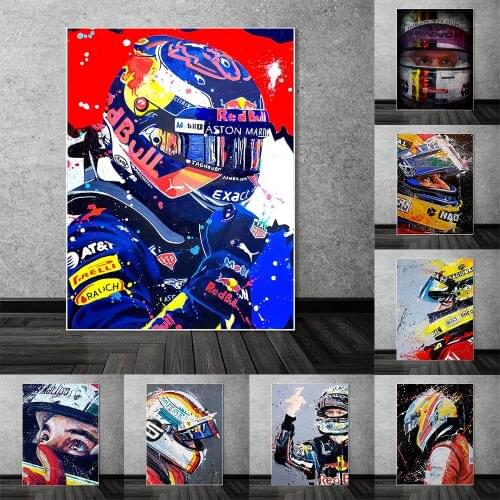 Formula 1 Alternative Minimalist Canvas Paintings on the Wall Art Posters and Prints Abstract Home Decor Picture For Living Room