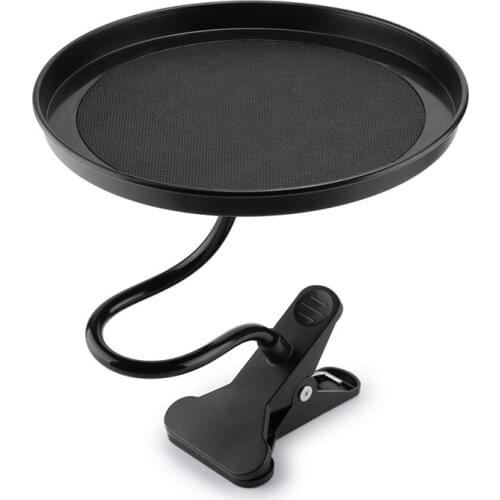Car Food Tray with Clamp Bracket Folding Dining Table Drink Holder Car Pallet Back Seat Water Car Cup Holder Car Swivel Tray