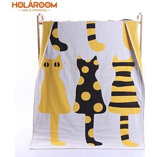 Adult Cartoon Towel 100% Cotton Bath Towel Textile Large Thick Towel Hotel Bathrobe Beach Towel Children Blanket New Toallas