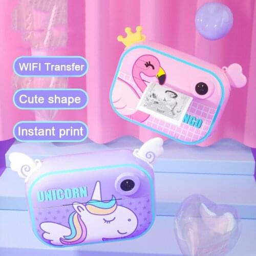 Kids Video Photo Digital Camera Childrens Instant Print Camera Toys For Kids Girls Birthday Gift Instantane Camera Print #R20