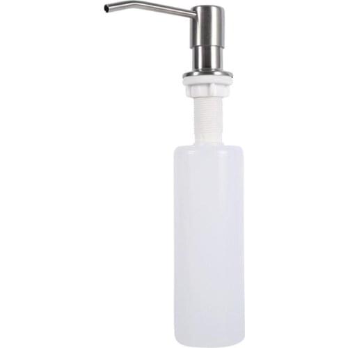300ML Stainless Steel Soap Dispenser Hand Liquid Pump Bottle Touchless Detergent Dispenser Kitchen Sink Douche Accessoire