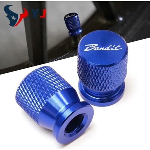 For SUZUKI Bandit 1200 1250/S/F 250 400 650 GSF650 GSX1250 GSX1400 Motorcycle CNC Wheel Tires Valve Tire Stem Air Caps Cover