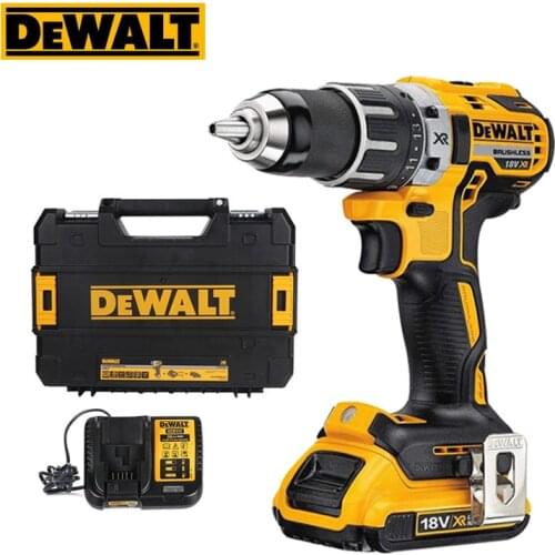 DEWALT Cordless Lithium Drill 18V High Torque Brushless Multifunctional Electric Screwdriver 1/2-Inch DCD791 (One Battery