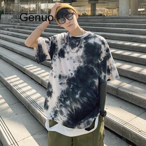 Genuo Men's T-shirts With A Hood