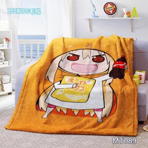 Himouto! Umaru-chan Anime Customized Blanket Plush Velvet Warm Decoration Bed Home Throw Sofa Blankets Unisex Gifts NEW