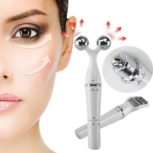 3in1 Face Roller Massager for Face Lifting Wrinkle Remove Body Slimming Face Massage Instrument Beauty Tool