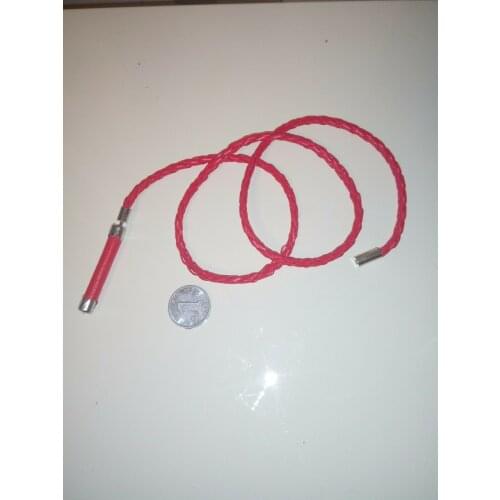 Custom 1/6 Scale Red Leather Whip Model for 12" Phicen Male & Female Body Figure