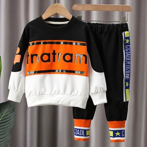 Boys Clothes Sets Spring Autumn Children Casual Cotton Coat Pants 2pcs Tracksuits For Baby Boy Kids Sports Suits Outfits 2021 6Y