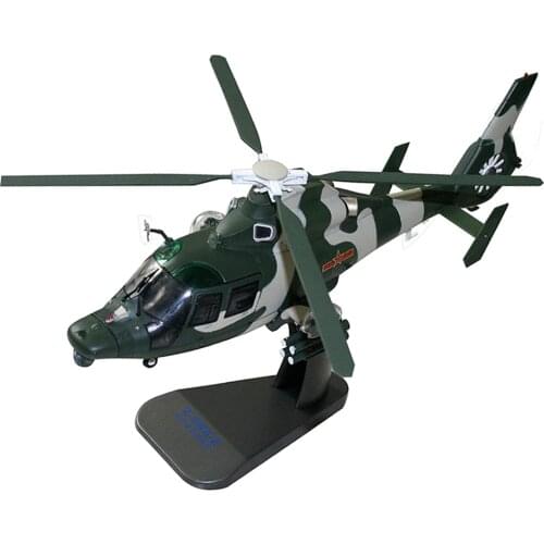 HIgh Simulation 1:48 Scale Chinese Armed Z- 9 Helicopter Model Airplane Diecast Alloy Collectables Gift Toy Souvenir