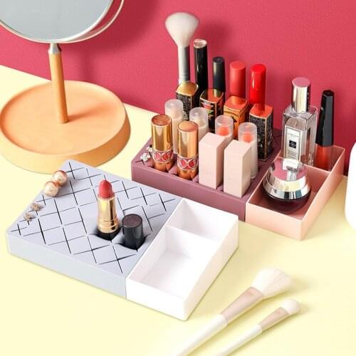 New Hit Color Lipstick Storage Box Silicone Lipstick Storage Rack Bedroom Cosmetic Storage Box Lipstick Storage Rack