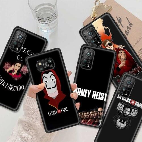 Money Heist House Paper Silicone Phone Case For Xiaomi Mi 11 Ultra 10S 10T Pro 9T Poco X3 NFC M3 Note 10 Lite Cover Coque Fundas