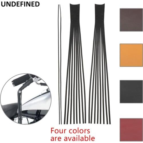 Heavy Duty PU Leather Motorcycle Clutch Brake Lever Cover Fringe For Harley Dyna Softail for Indian Chief Classic Cafe Racer