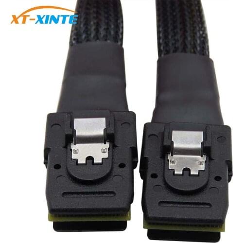 XT-XINTE Mini SAS 36Pin SFF-8087 to Mini SAS 36pin SFF-8087 Server Hard Disk Raid Data Cable 12Gbps For Controller to Backplane