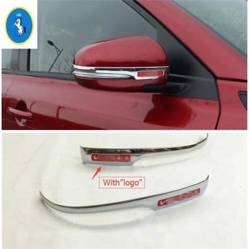 Yimaautotrims Auto Accessory Side Door Rearview Mirror Cover Kit Trim 2 Pcs Fit For Suzuki Vitara 2015 2016 2017 2018 2019 ABS
