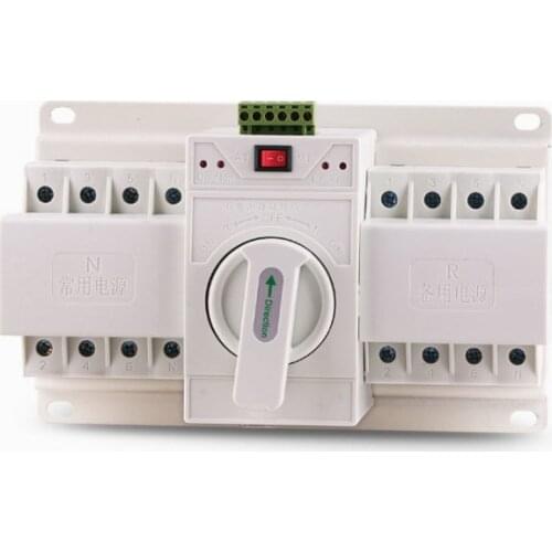 4P 63A Economics Double Power Supply Automatic transfer Change-over Intelligence Switch Device circuit breaker dc 380 660 V Mini