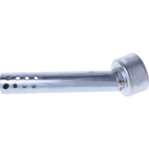 50LC Universal 48mm Motorcycle Angled Exhaust Insert Baffle End Can DB Killer Silencer Muffler elbow 175MM Length