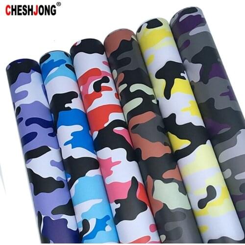 Cheshjong Camo Vinyl Film Car Wrap Camouflage Wrapping Car Sticker Computer Skin Scooter Auto Car Styling Accessories30x100cm