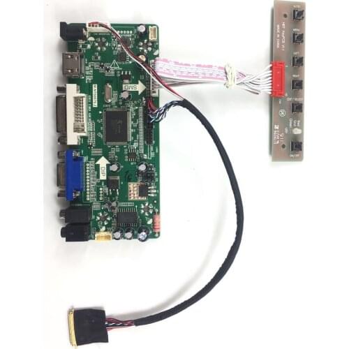 Free Shipping M.NT68676.2A VGA DVI HDMI LCD Controller Board Kit for LP116WH1-TLB1 LED 1366x768 LCD AD board kit LP116WH1 TLB1
