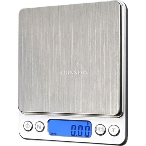 DHL 20PCS 500g /0.01g 1000g/0.1g Precision Balance Quality Electronic Scales Pocket Digital Scale Jewelry Pesas Weights