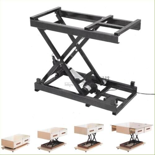 Home accessories Wired and wireless electric lifting coffee table dining table hardware folding iron frame lifter