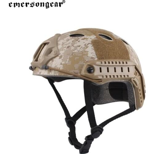 Emersongear Tactical FAST Helmet PJ TYPE Simple Version Head Protective Gear Guard Shooting Airsoft Headwear Hunting Cycling