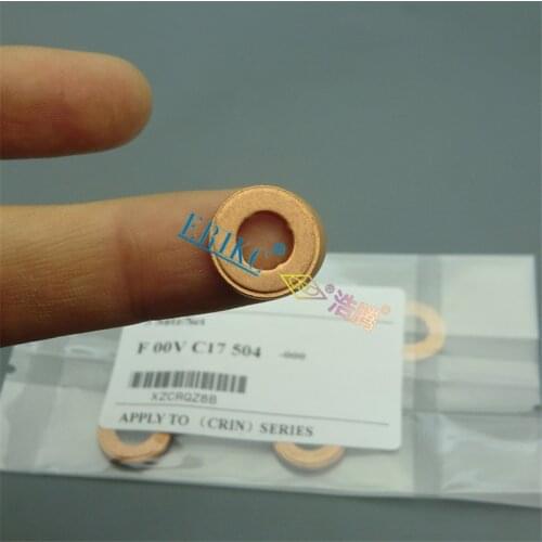 ERIKC F00VC17504 Injector Copper Rings Washers F 00V C17 504 Shims Gasket F00V C17 504 Size 7.1*15*2 (mm) Thickness 2mm