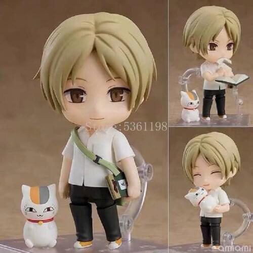 Natsume Yuujinchou Anime Figure Nyanko Sensei 1245# PVC Action Figure Natsumes Book of Friends Takashi Natsume & Madara Doll