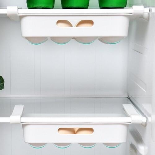 Functional Fresh-keeping Drawer Type Refrigerator Egg Storage Box Tray Carton