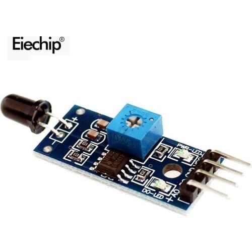 IR Infrared 4 Wire Flame Detection Sensor Module IR Flame Sensor Module Detector Smartsense For Arduino diy electronic