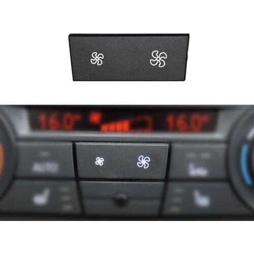 Car Air Conditioner Control Fan Button Switch For BMW X1 1 3 Series E84 E87 E88 E90 E91 E92 E93 LCI Heater Climate Repair Cap