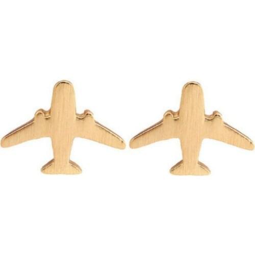 Korean Earings Fashion Jewelry Cute Little Airplane Earrings Oorbellen Earrings For Women Brincos Gifts For Women Wholesale
